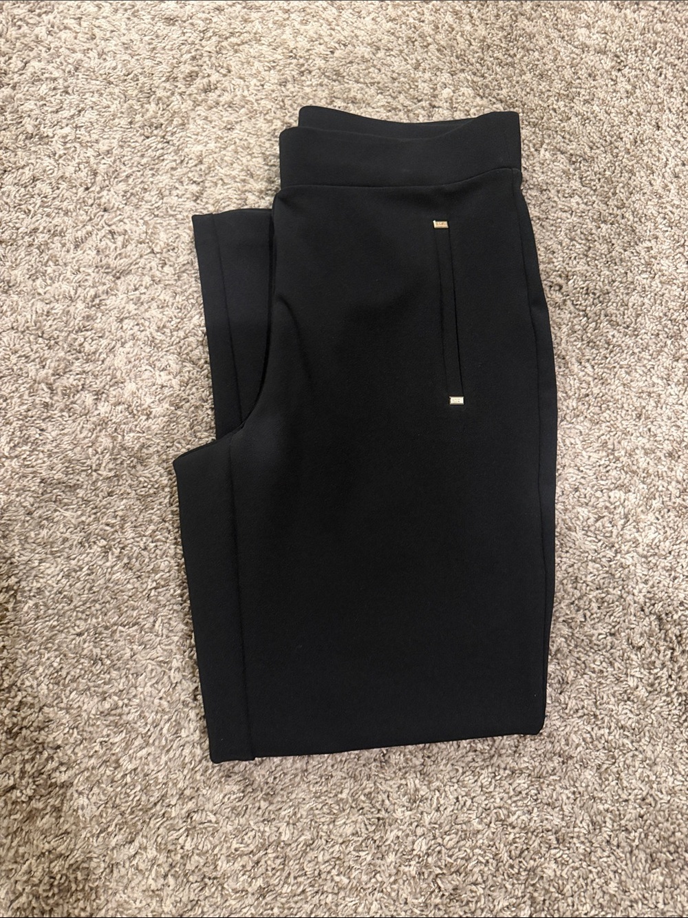 Michael Kors Black Women's Stretch Ankle Pants